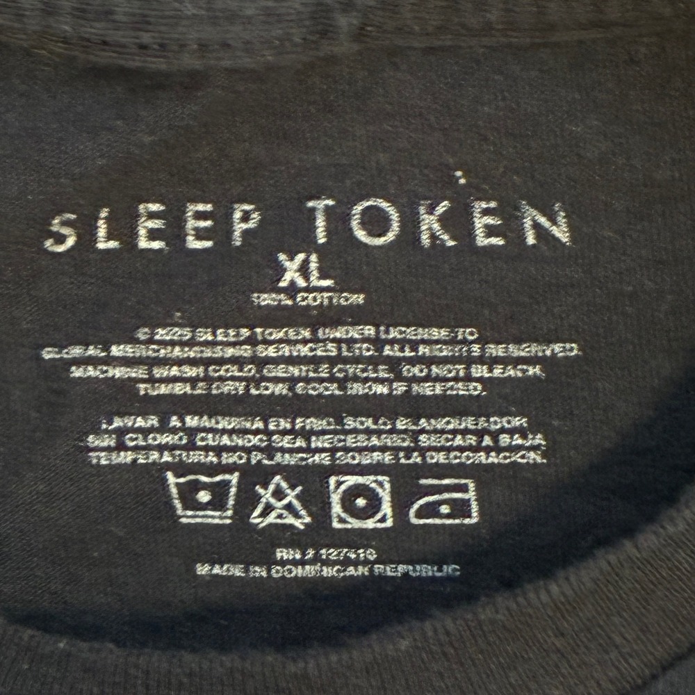 Sleep Token Ted Cloud T-Shirt Mens XL Black Take Me Back To Eden Moon Graphic - Picture 4 of 5